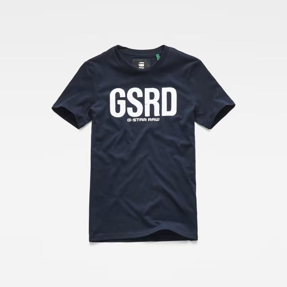 G-Star Raw‎ Organic Cotton Sustainable Graphic 5 Slim T-Shirt Size XXL Navy